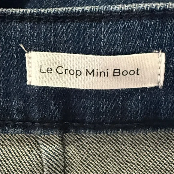 Frame Le Crop Mini Crop Mini Boot Denim Jeans - Picture 11 of 12